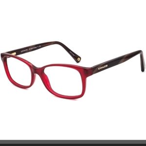 Red Coach Glasses Frames